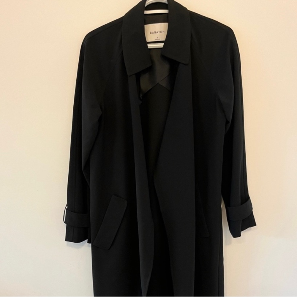 Aritzia Babaton Lawson Trench Black Small